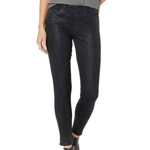 Lucky Brand Mid-Rise AVA Skinny Jean in Black Coated Size 0/25